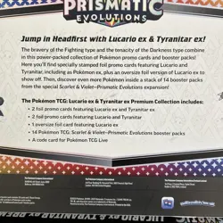 Pokemon Lucario Ex Tyranitar Ex Premium Collection Prismatic Evolutions Lot of 2 - Image 4