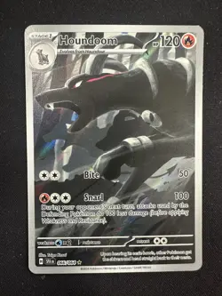 Houndoom 066/064 Illustration Rare Full Art Shrouded Fable Pokemon TCG ENGLISH - Image 1