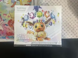 Pokemon TCG Scarlet & Violet Prismatic Evolutions Elite Trainer Box, Minor Tear - Image 1