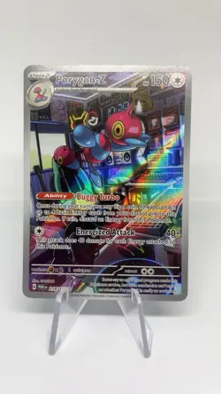 Pokemon TCG Porygon-Z 214/182 Paradox Rift Illustration Rare NM condition - Image 1