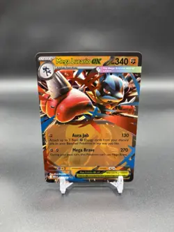 Pokemon TCG Mega Lucario ex Mega Evolution ENG 077/132 In Hand - Image 1