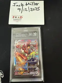Blaziken VMAX Alternate Art 201/198 Chilling Reign Pokemon TAG 10 - Image 1