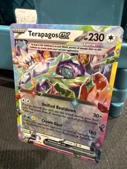Pokemon - Terapagos ex - 128/142 - SV07: Stellar Crown - Holo - Double Rare NM - Image 3