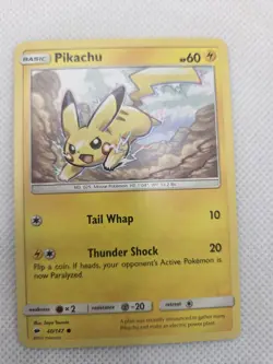 Pikachu 40/147 Burning Shadows Near Mint NM Pokemon DNA Games - Image 1