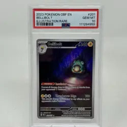 Pokemon Bellibolt 201/197 Obsidian Flames Illustration Rare PSA 10 - Image 1