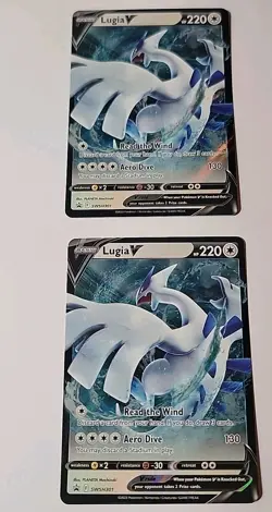 Pokemon Lugia V Sword & Shield SWSH301 black star Promo - Image 2