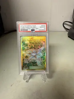 2019 Pokemon S&M Aether Paradise Con. Area Hidden Fates Full Art #SV87 PSA 10 ✅ - Image 1
