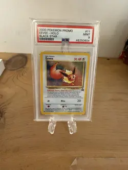 2000 Pokemon Promo Eevee Holo Black Star #11 Mint PSA 9 ✅ - Image 1