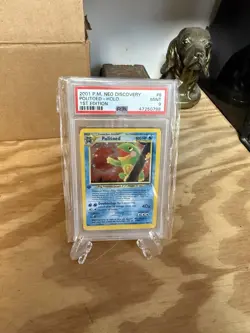 2001 Pokemon Neo Discovery 1st Edition #8 Politoed Holo PSA 9 Mint ✅ - Image 1