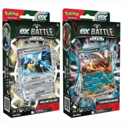 Set of 2 - 1 of Each - Melmetal/Houndoom ex Battle Deck Pokemon TCG PRESALE 2/23 - Image 1