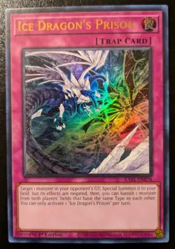 Ice Dragon's Prison RA01-EN078 1st Ed. Ultra Rare Rarity Collection Yu-Gi-Oh! - Image 1