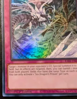 Ice Dragon's Prison RA01-EN078 1st Ed. Ultra Rare Rarity Collection Yu-Gi-Oh! - Image 4