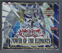 Yugioh Power of the Elements Unlimited Factory Sealed Booster Box - Image 1