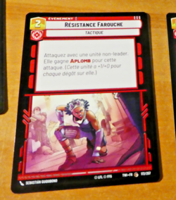 STAR WARS UNLIMITED CARD GAME TCG CARTE 172/257 TWI FR MINT - Image 1