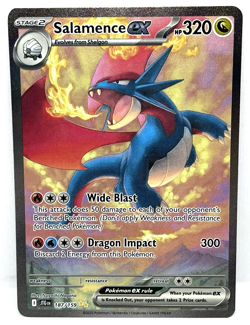 Salamence ex - 187/159 Pokemon Journey Together Special Illustration Rare Card - Image 1