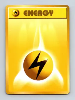 Lightning Energy Pokemon Japanese Base Set # Pokemon Card LP/MP - Image 1