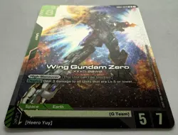 Wing Gundam Zero GD01-024 LR Foil - Newtype Rising Gundam Card Game TCG - NM - Image 4