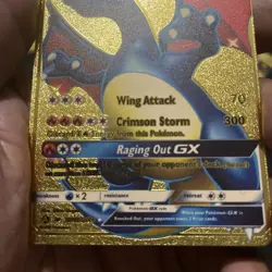 Pokemon Charizard GX 250HP Gold Foil Fan Art Card stage 2 MINT CONDITION - Image 3