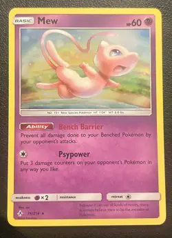 Pokemon Mew TCG Unbroken Bonds Holo Card 76/214 Rare NM - Image 1