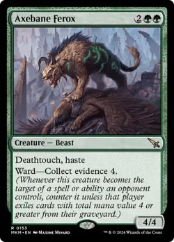 Axebane Ferox Murders at Karlov Manor MTG MAGIC BEAST RARE - Image 1
