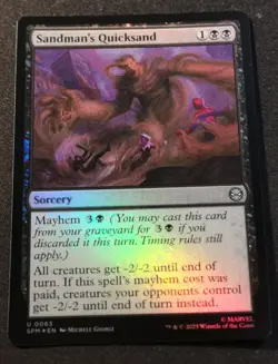 Sandman's Quicksand - Foil - SPM - MTG - EN - NM - 0063 - Image 1