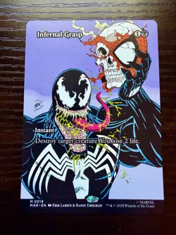Infernal Grasp (Borderless) 0018 - Marvel's Spider-Man MTG NM/MT - Image 1
