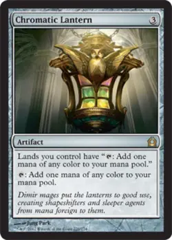 Moderate Play, English MTG Regular Chromatic Lantern Return to Ravnica Magic the - Image 1