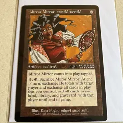 MTG Magic The Gathering - Mirror Mirror - Oversized Artifact 6x9 Summer Season - Image 1