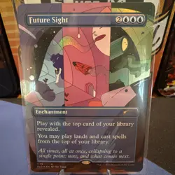 MTG Magic The Gathering Future Sight Secret Lair Blue Enchantment Commander - Image 1