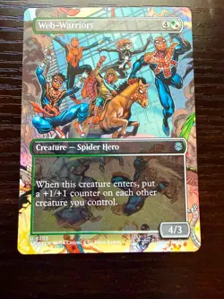 Web-Warriors (FOIL) MTG Marvel's Spider-Man SPM #203 - Image 1