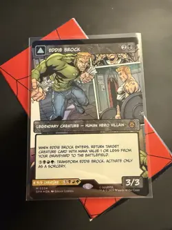 Eddie Brock (0224) (Borderless) Marvel's Spider-Man Foil MTG - Image 1