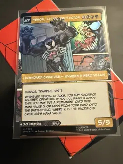 Eddie Brock (0224) (Borderless) Marvel's Spider-Man Foil MTG - Image 2
