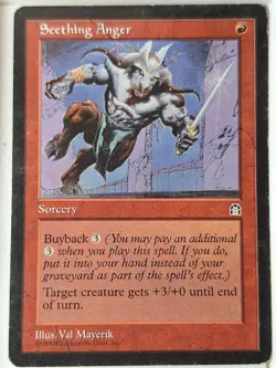 Seething Anger - Stronghold - Magic the Gathering MTG Nice! - Image 1