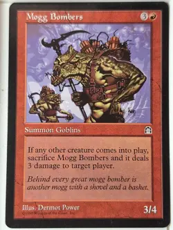 Mogg Bombers - Stronghold - Magic the Gathering MTG Nice! - Image 1