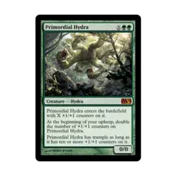 WOTC MtG M12 Primordial Hydra (MR) EX - Image 1