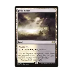 WOTC MtG Double Masters Fetid Heath (R) NM - Image 1