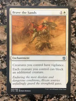 MTG Brave the Sands x1 Khans of Tarkir NM, Magic the Gathering - Image 1