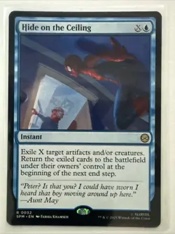 MTG Hide on the Ceiling 0032 Regular Marvel's Spider-Man NM SPM - Image 1