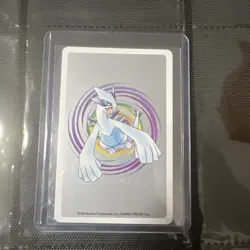Suicune - Pokemon Playing Cards Lugia Silver Poker Deck 1999 NM/M Pack Fresh - Image 2