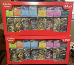 Costco Pokemon Prismatic Evolutions 8 Mini Tins 2 Pack - Image 1