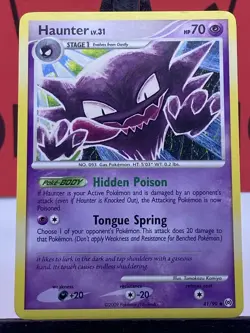 Haunter 41/99 Platinum Arceus Uncommon Regular Pokemon TCG 2009 VLP - Image 3
