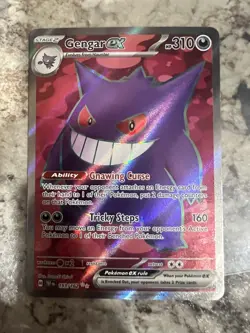 Gengar ex - 193/162 Temporal Forces (Pokemon) Full Art Ultra Rare - NM - Image 1