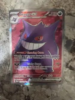 Gengar ex - 193/162 Temporal Forces (Pokemon) Full Art Ultra Rare - NM - Image 5