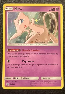 Mew Holo Black Star Promo - SM215 - 2019 Pokemon NM - Image 1