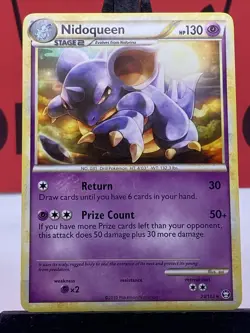 Nidoqueen 28/102 Triumphant Rare Regular Pokemon TCG 2010 LP - Image 3
