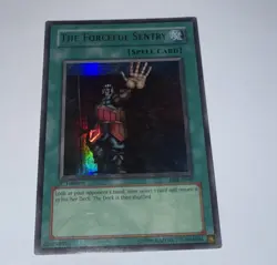 Yugioh The Forceful Sentry MRL-E045 Ultra Rare 1st Edition (NM) - Image 1