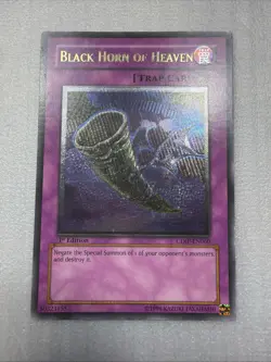 Yugioh! LP Black Horn of Heaven - CDIP-EN060 - Ultimate Rare - 1st Edition - Image 1