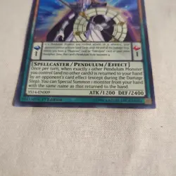 YuGiOh TCG Card Stargazer Magician YS14-EN009 Super Rare 1st Edition LP - Image 2