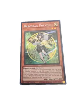 Yugioh! Dracotail Phryxul DOOD-EN023 SECRET Doom of Dimensions - Image 1