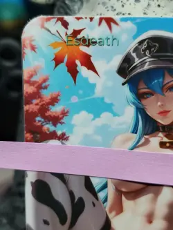 1/1 Only 1 Made Esdeath Spicy Cow Akame Topless Lonestar Customs Waifu Card - Image 2